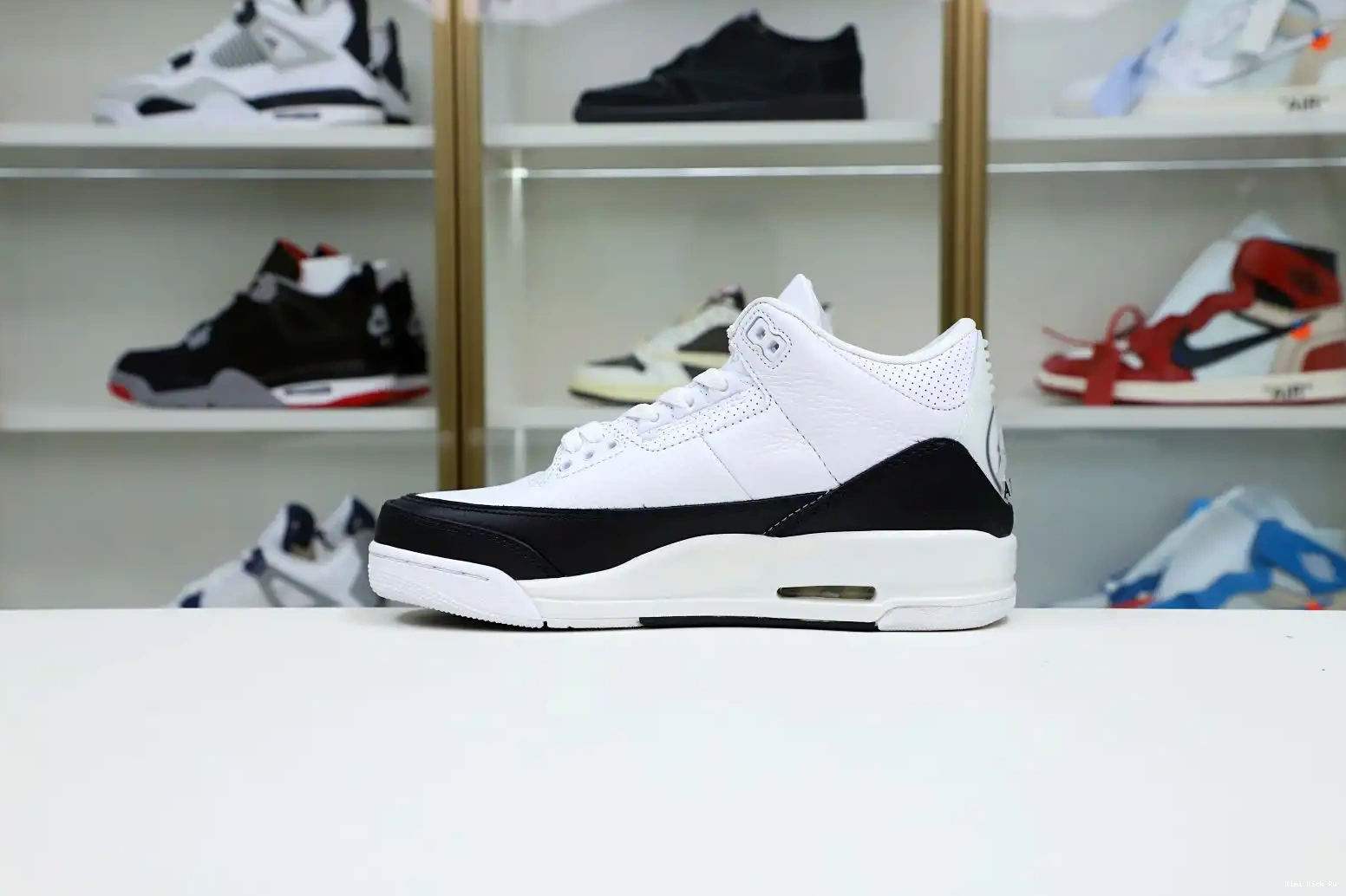 'WHITE' JORDAN DESIGN FRAGMENT RETRO 3 X AIR SP Kimikick 0703